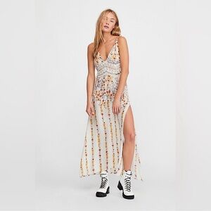 Free People Claire Maxi Dress Ivory
